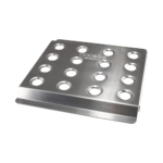 OBP Aluminium Drivers Flat Footrest - Silver OBPA043