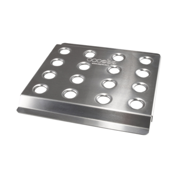 OBP Aluminium Drivers Flat Footrest - Silver OBPA043