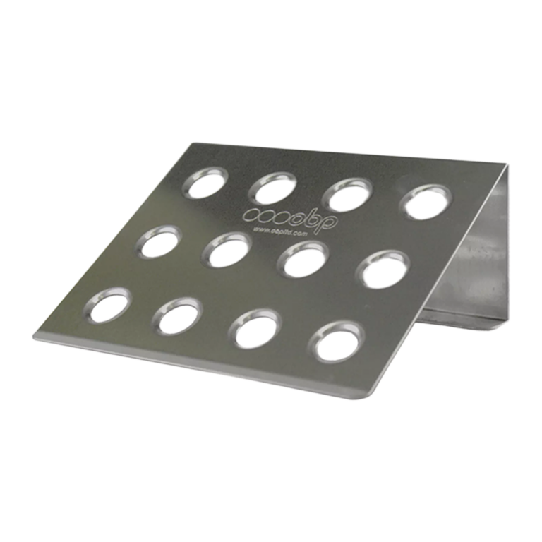 OBP Aluminium Foot Rest - Silver