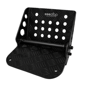 OBP Black Adjustable Rally Co-Driver - Navigator Alloy Foot Rest