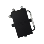 OBP Bulkhead Mount with JIC Fittings Oil Catch Tank (Square) - Black - Dark Matter