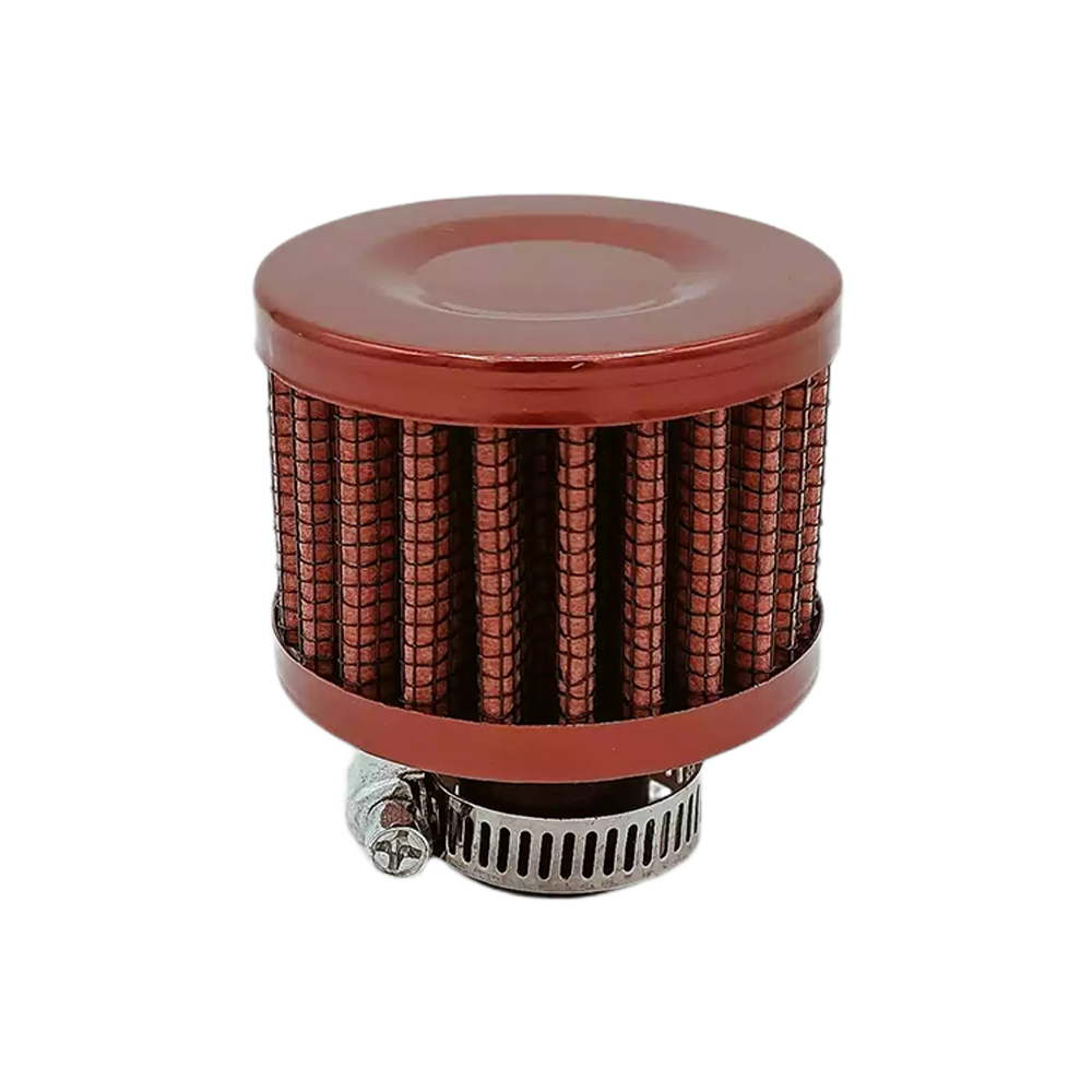 OBP Catch Tank Oil Breather Filter - Red