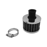 OBP Catch Tank Oil Breather Filter - Silver