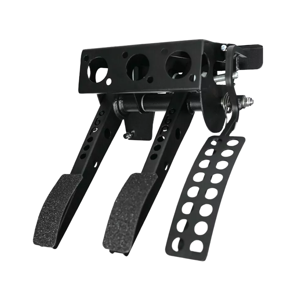 OBP Classic Mini Top Mount / Underslung 3 Pedal System - Black- OBP0301