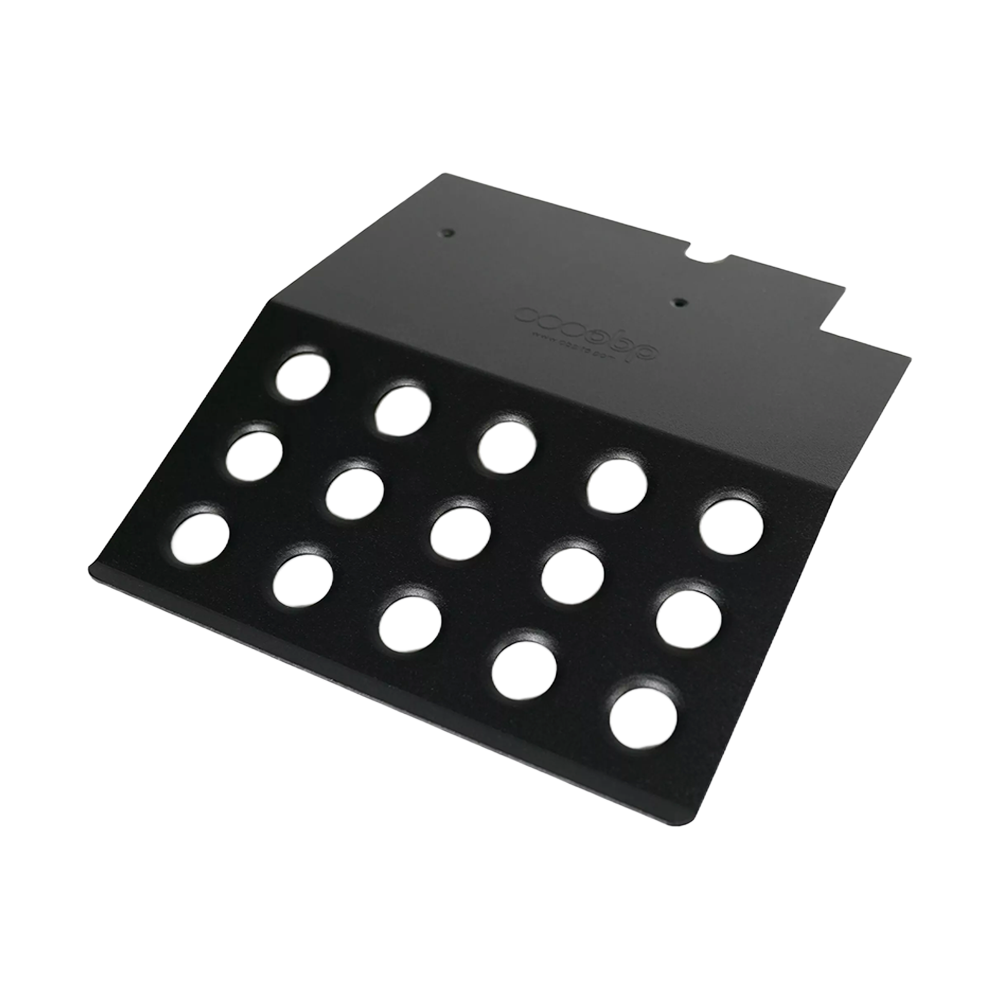 OBP Footrest for Floor Mounted Pedal Boxes - Black