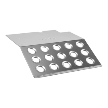 OBP Footrest for Floor Mounted Pedal Boxes - Silver