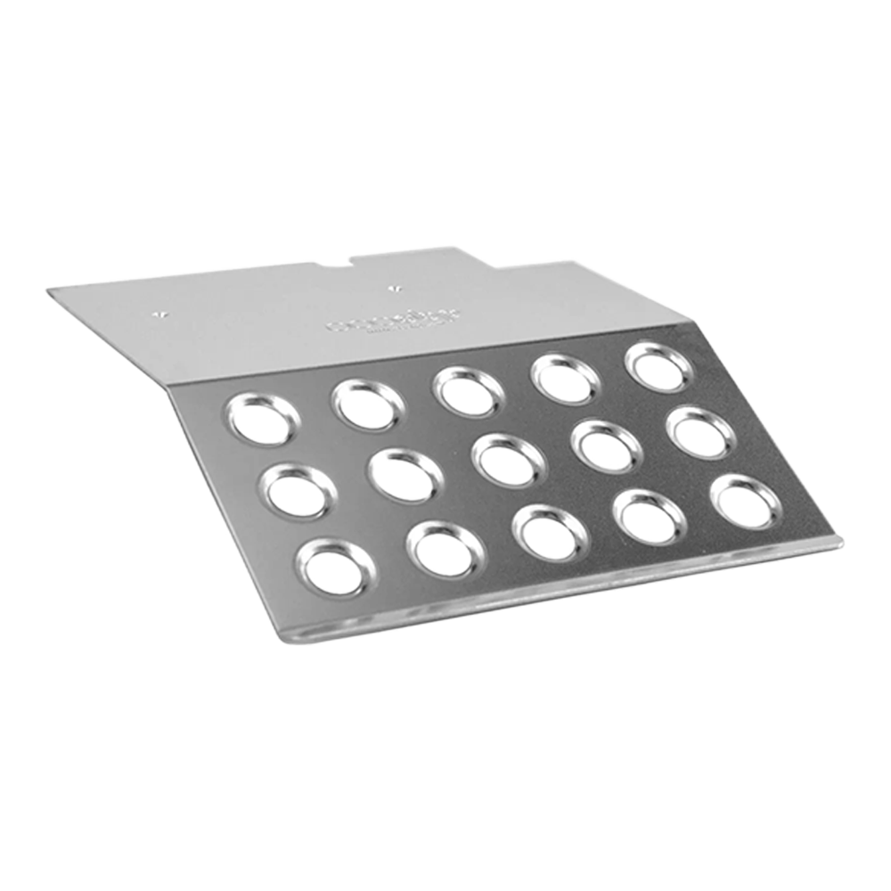 OBP Footrest for Floor Mounted Pedal Boxes - Silver