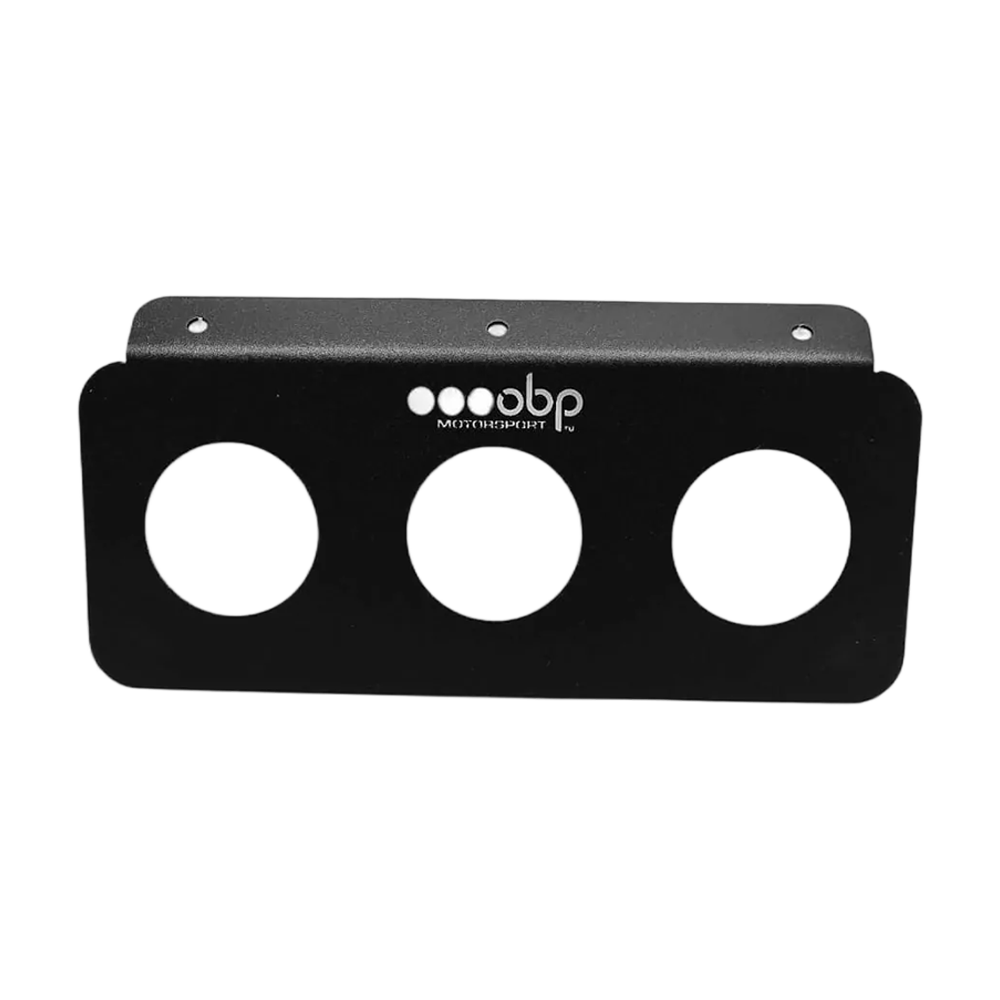 OBP Instrument Gauge Mount Hanging Plate 52mm - Black 02 OBP Instrument Gauge Mount Hanging Plate 52mm - Black 02