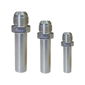 OBP JIC / AN Aluminium Extended Male Fittings