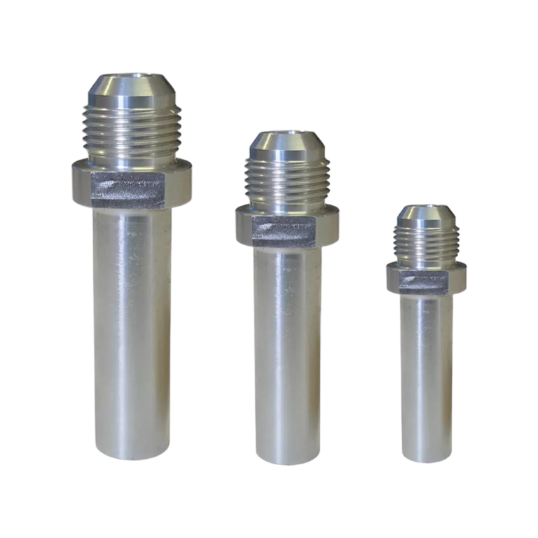 OBP JIC / AN Aluminium Extended Male Fittings