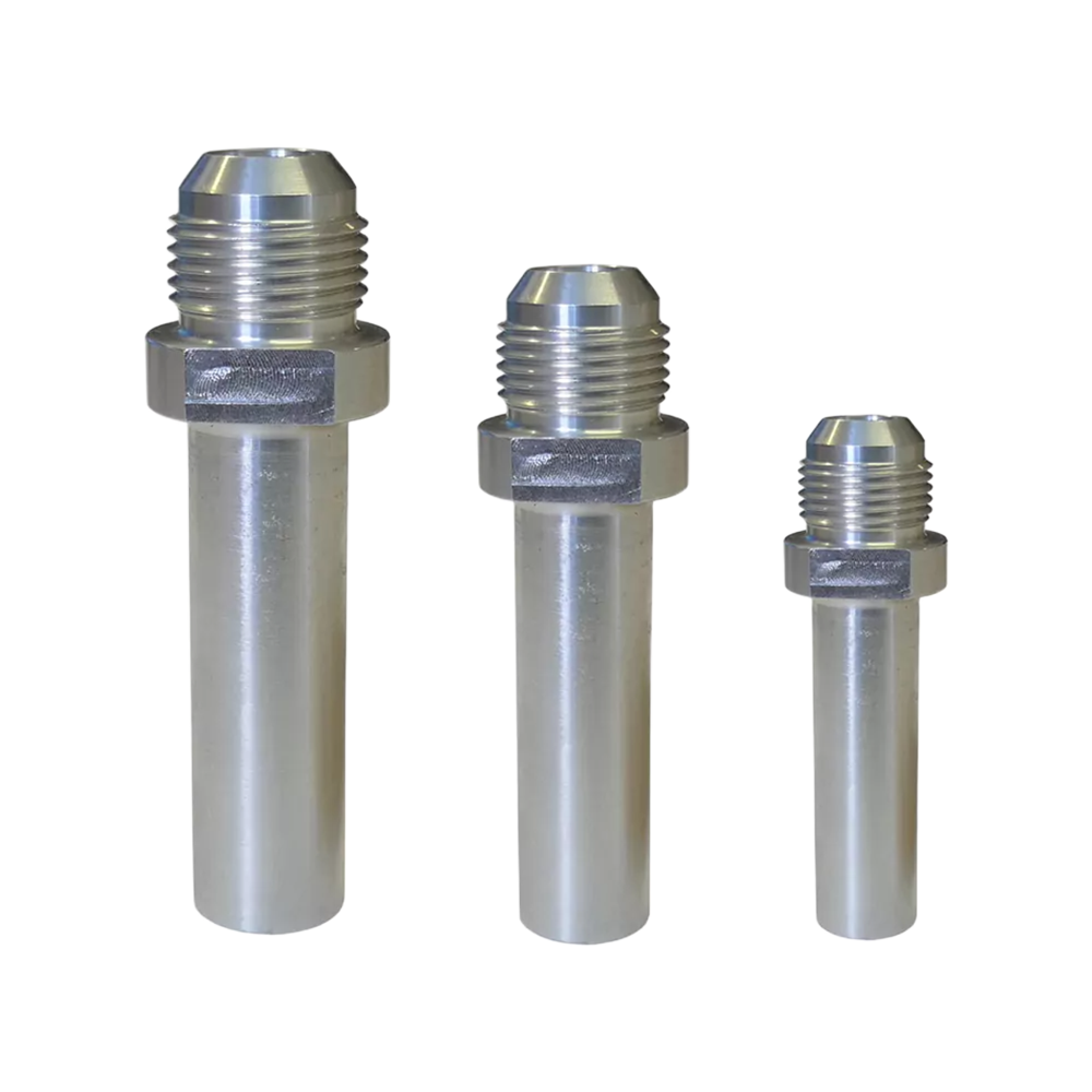 OBP JIC / AN Aluminium Extended Male Fittings