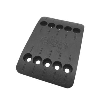 OBP Large (78mm) Brake Pedal Pad Upgrade - Black