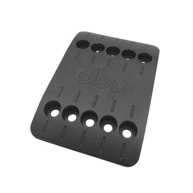 OBP Large (78mm) Brake Pedal Pad Upgrade - Black