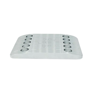 OBP Large (78mm) Brake Pedal Pad Upgrade - Silver