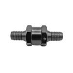 OBP Lightweight One-Way Check Valve – 10mm Barb Fittings - Black