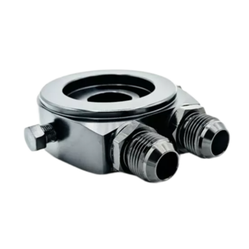 OBP Non-Thermostat Sandwich Plate for Oil Coolers - Black