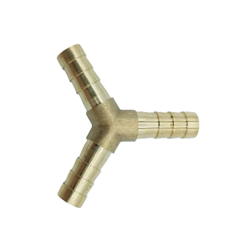 OBP-OEC-13 - OBP Brass Coupling 8mm OD Y-Piece Connector