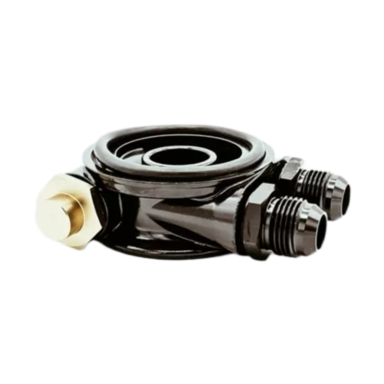 OBP Oil Sandwich Plate with 2 Ports – Thermostatic - Black