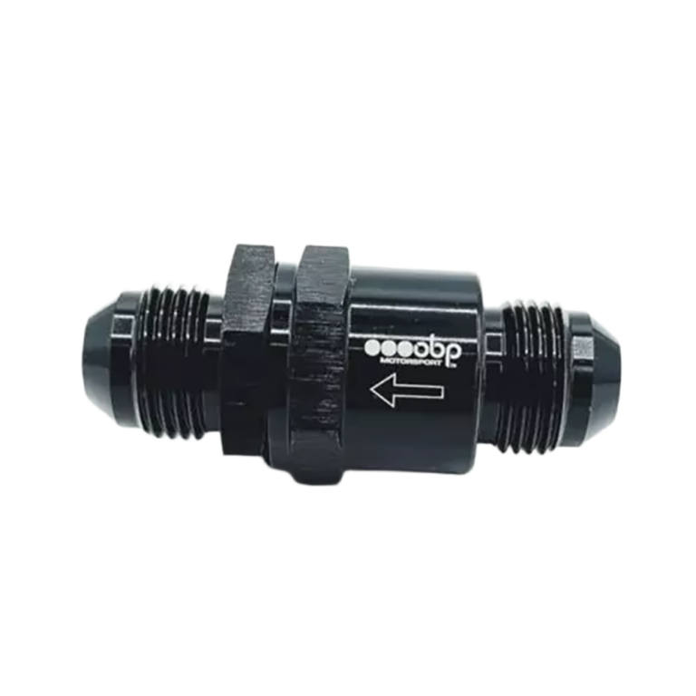 OBP One Way Valve – AN Threads - Black