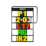 OBP Pit Board Frame with Numbers
