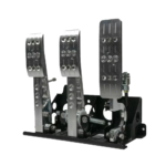 OBP Pro-Race V2 Floor Mounted Bulkhead Fit 3 Pedal System - Silver
