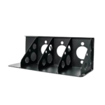 OBP Pro-Race V2 Floor-Mounted Bulkhead Strengthening Plate - Black