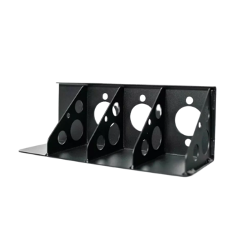 OBP Pro-Race V2 Floor-Mounted Bulkhead Strengthening Plate - Black