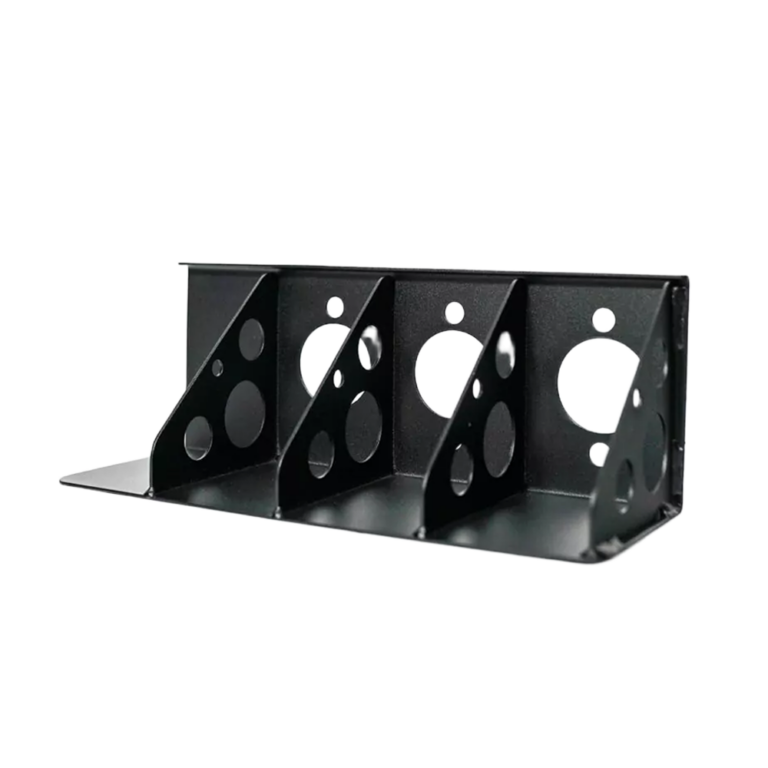OBP Pro-Race V2 Floor-Mounted Bulkhead Strengthening Plate - Black