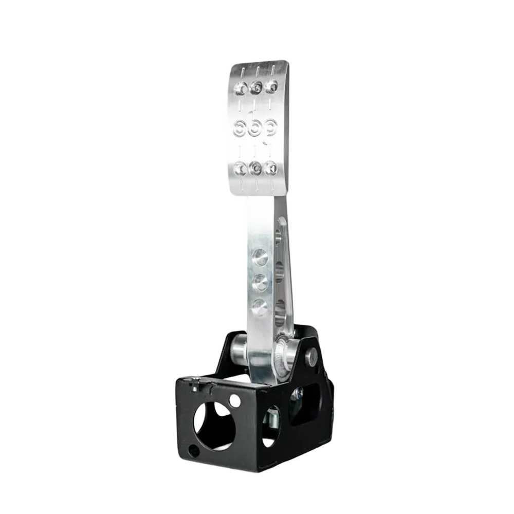 OBP Pro-Race V2 Floor Mounted Cockpit Fit 1 Pedal Unit (Clutch) - Silver OBP0045PRC