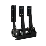 OBP Pro-Race V2 Floor Mounted Cockpit Fit 3 Pedal System - Black 02 OBP0002PRC-B