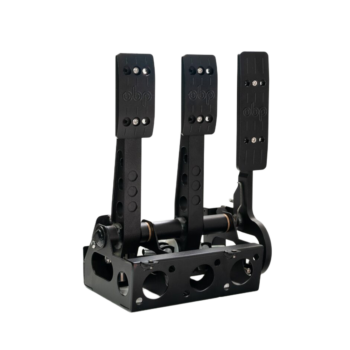 OBP Pro-Race V2 Floor Mounted Cockpit Fit 3 Pedal System - Black OBP0002PRC-B