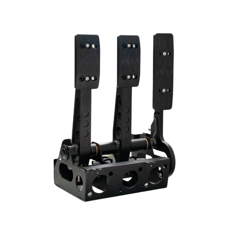 OBP Pro-Race V2 Floor Mounted Cockpit Fit 3 Pedal System - Black OBP0002PRC-B