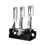 OBP Pro-Race V2 Floor Mounted Cockpit Fit 3 Pedal System - Silver 02 OBP0002PRC