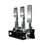 OBP Pro-Race V2 Floor Mounted Cockpit Fit 3 Pedal System - Silver OBP0002PRC