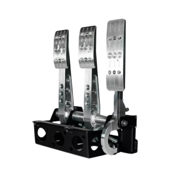OBP Pro-Race V2 Floor Mounted Cockpit Fit 3 Pedal System - Silver OBP0002PRC