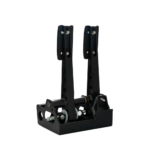OBP Pro-Race V2 Floor Mounted Cockpit – 2 Pedal System (Brake & Clutch) - Black 02 OBP0161PRC-B
