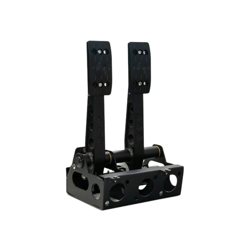 OBP Pro-Race V2 Floor Mounted Cockpit – 2 Pedal System (Brake & Clutch) - Black OBP0161PRC-B