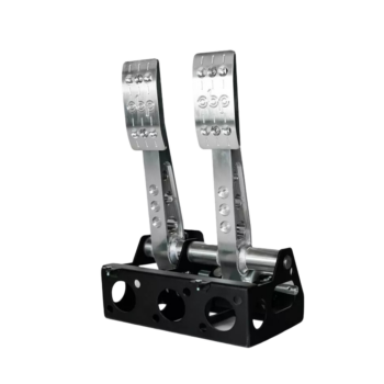 OBP Pro-Race V2 Floor Mounted Cockpit – 2 Pedal System (Brake & Clutch) - Silver OBP0161PRC