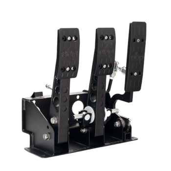 OBP Pro-Race V2 Kit Car Floor Mounted 3 Pedal System - Black - OBPKCP101-B