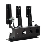 OBP Pro-Race V2 Kit Car Floor Mounted 3 Pedal System - Black - OBPKCP101-B REAR