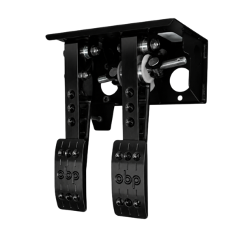 OBP Pro-Race V2 Top Mount - Underslung Bulkhead Fit 2 Pedal System (Brake & Clutch) - Black - 0161PRT-B
