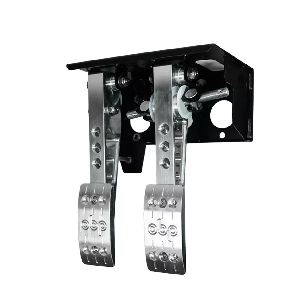 OBP Pro-Race V2 Top Mount - Underslung Bulkhead Fit 2 Pedal System (Brake & Clutch) - OBP0161PRT