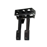 OBP Pro-Race V2 Top Mount - Underslung Cockpit Fit 2 Pedal System (Brake & Clutch) - Black - OBP0161PRTC-B
