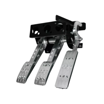 OBP Pro-Race V2 Top Mount - Underslung Cockpit Fit 3 Pedal System - Silver - OBP0002PRTC