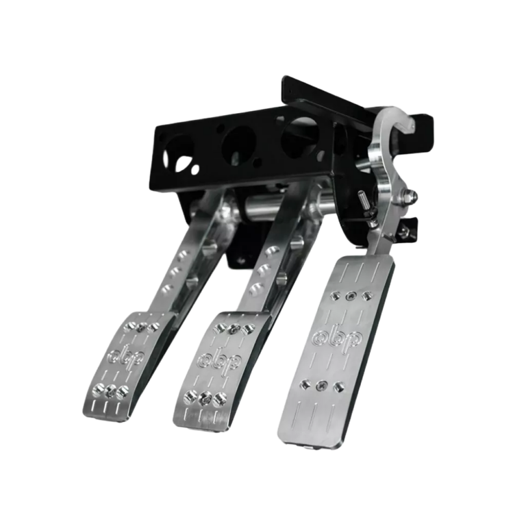 OBP Pro-Race V2 Top Mount - Underslung Cockpit Fit 3 Pedal System - Silver - OBP0002PRTC