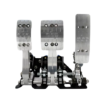 OBP Racing Series Floor Mounted Bulkhead Fit Pedal System - Silver 02