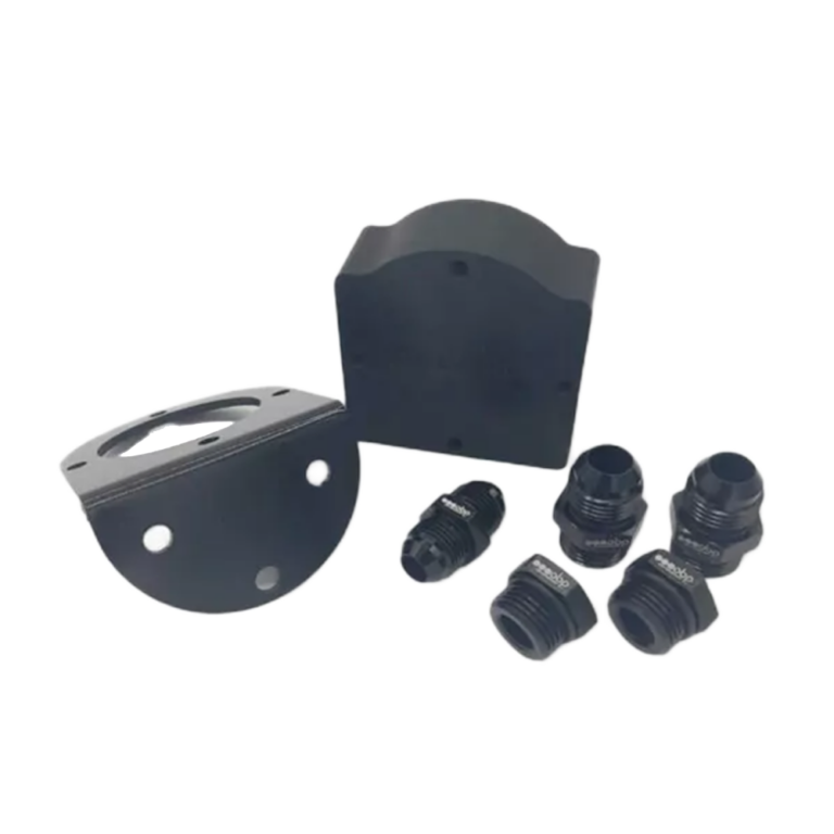OBP Remote Oil Filter Billet Housing - 3-4-16 UNF Centre - OBP-OSA-6