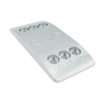 OBP Replacement Brake - Clutch Pedal Pad - Silver 02