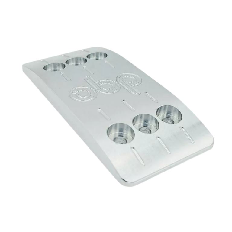 OBP Replacement Brake - Clutch Pedal Pad - Silver 02