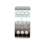 OBP Replacement Brake - Clutch Pedal Pad - Silver